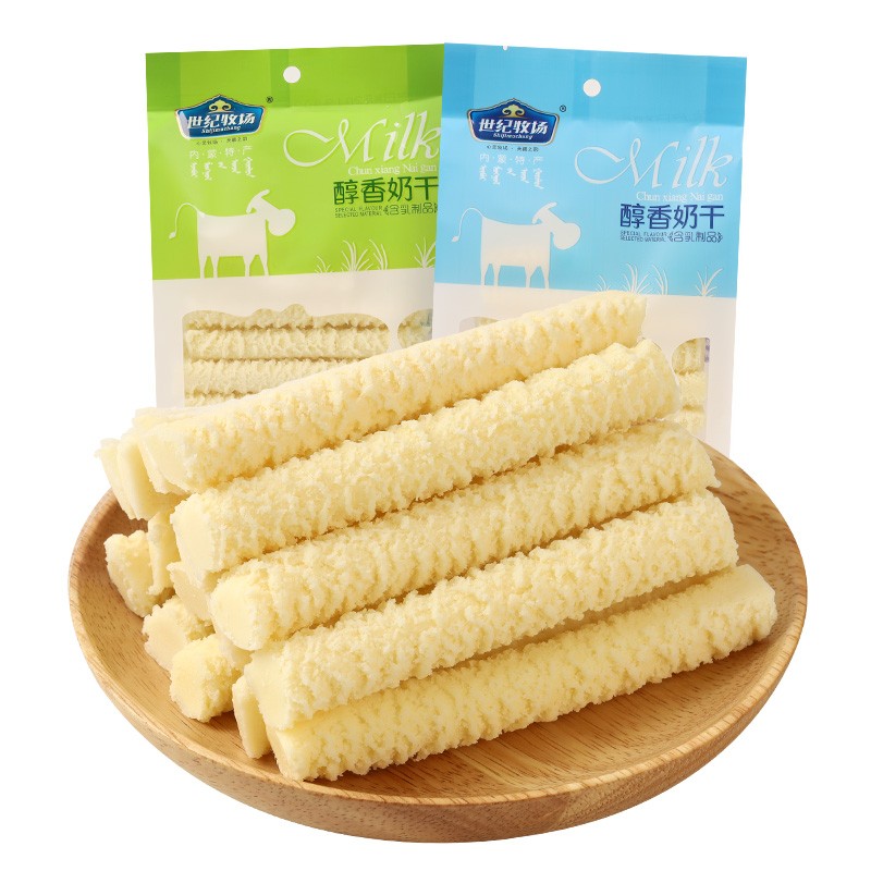 世纪牧场 醇香奶干250g奶酪内蒙古特产儿童零食品奶制品奶酥 原味使用感如何?