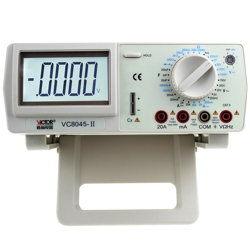 胜利仪器(victor)台式万用表数字高精度真有效值数显多功能多用表电能