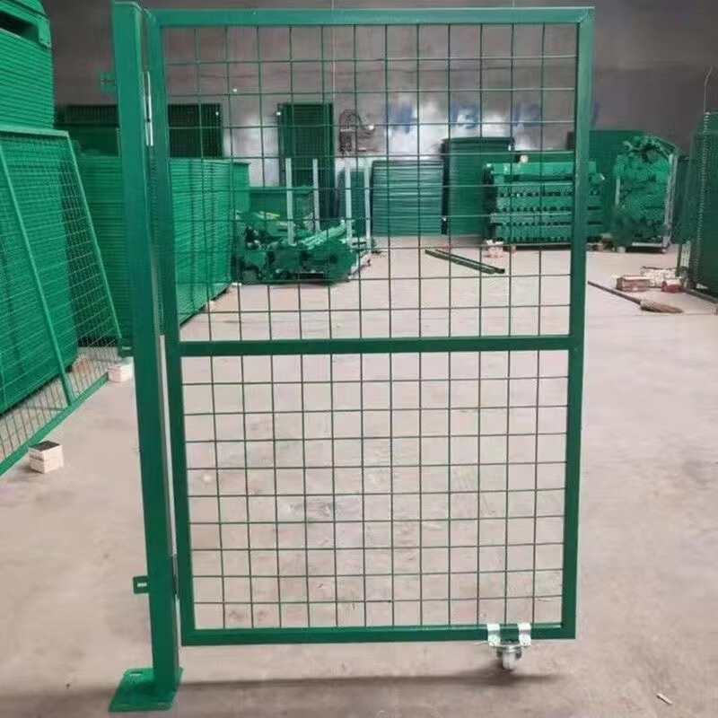 蓝易达  加厚版车间仓库隔离围栏网单开门对开门推拉门折叠门 1.