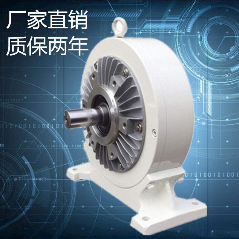 型单轴空心轴磁粉制动器刹车张力控制器24v 单轴10kg水冷磁粉制动器