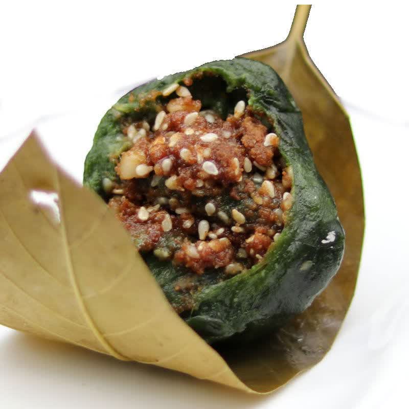 湘西蒿子蒿草粑粑 粉粑粑 艾叶艾蒿糍粑农家纯手工青团菜粑 芝麻黄豆