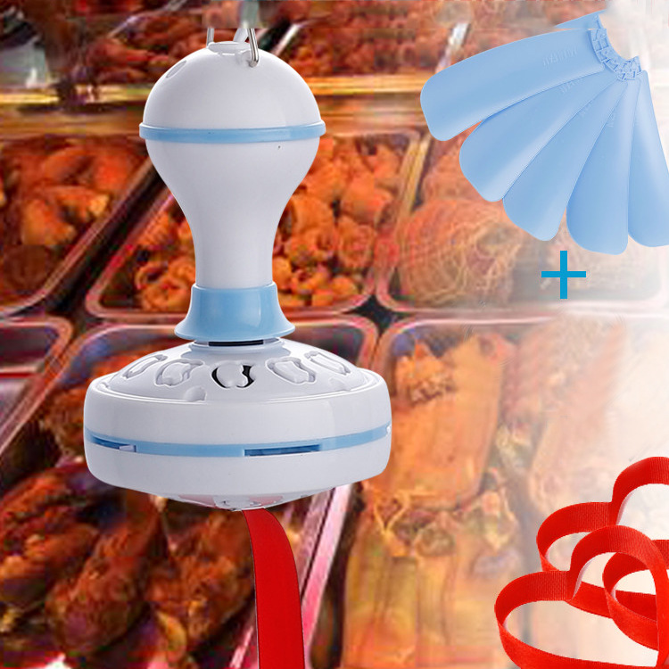 台优220v赶苍蝇小吊扇水果商店驱蚊卤菜熟食店专用小风扇 主机 1.7米