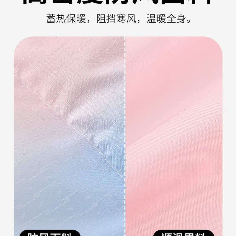 铅笔俱乐部童装2026冬装新品女童羽绒服中大童加厚外套儿童中长款保暖 浅梅红 130 130cm