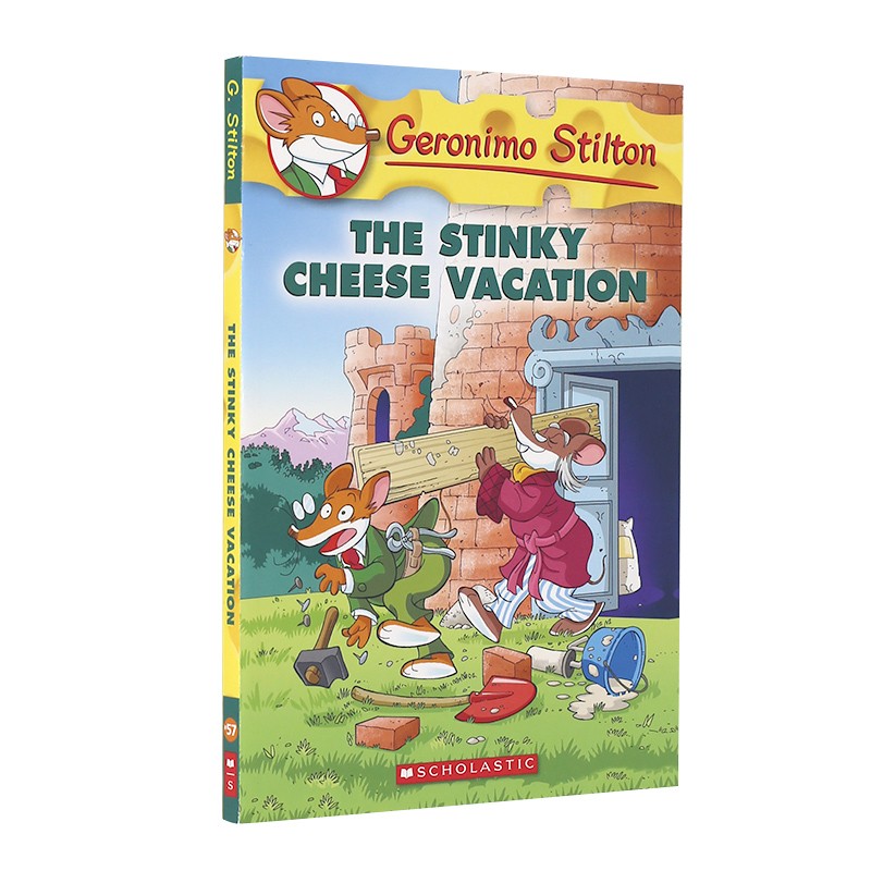 老鼠记者 英文原版 the stinky cheese vacation 臭奶酪的假期 儿童