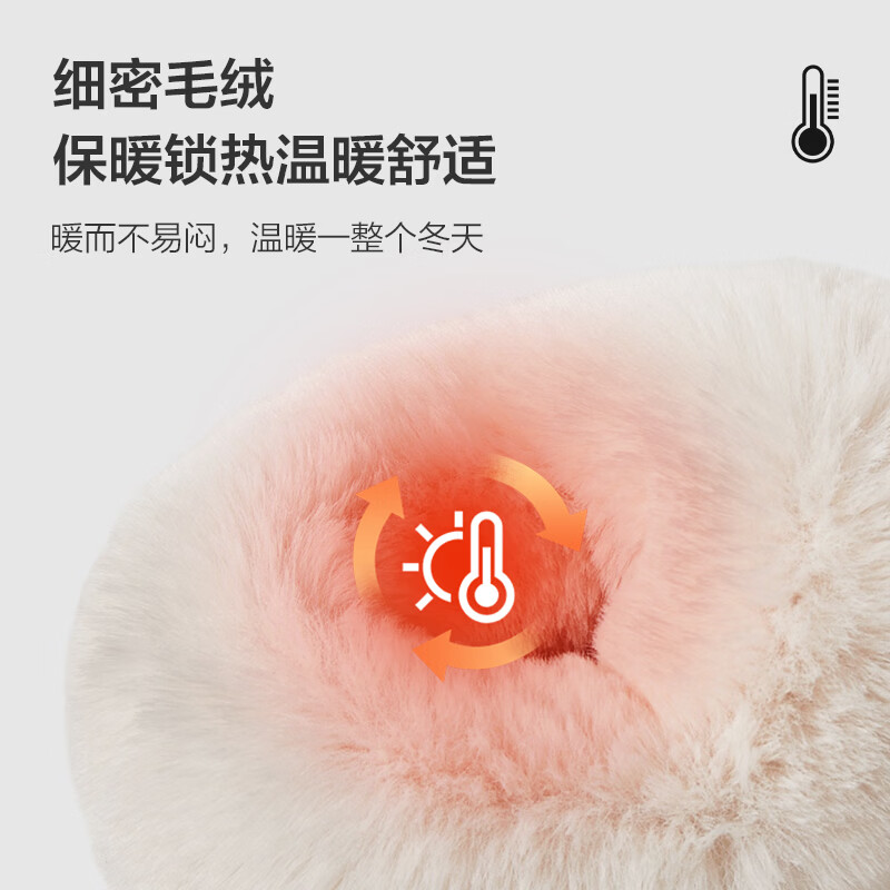 朴西2026新款冬季女士棉拖鞋麂皮绒加厚防滑保暖加绒包跟不臭脚棉鞋 棕色 36-37