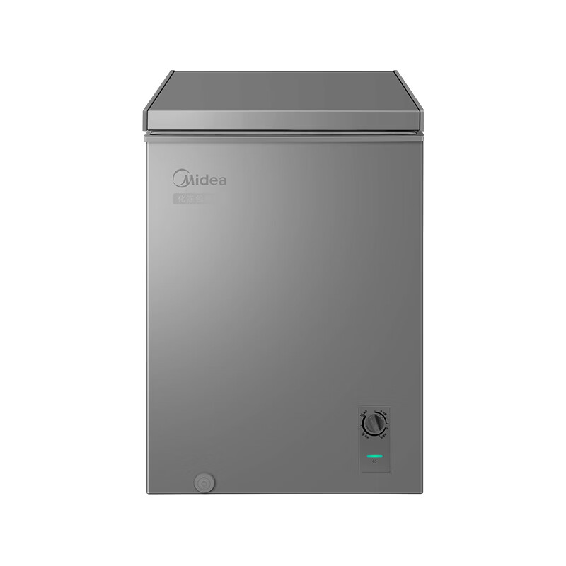 美的100L单温家用冰柜减霜冷藏冷冻柜两用小冰柜一级能效节能冷柜迷你冰箱BD/BC-100KMF(E)国家补贴