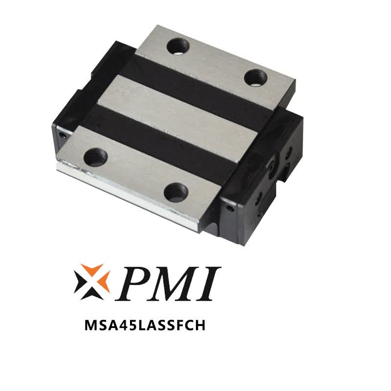 中国台湾银泰/PMI 原装工业导轨 线性滑轨  全钢珠重负荷型滑块  MSA45LA  安装孔位置：B*100 C*80