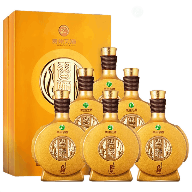 习酒白酒 53度 500mL 6瓶 窖藏1988金樽 酱香型白酒礼盒装