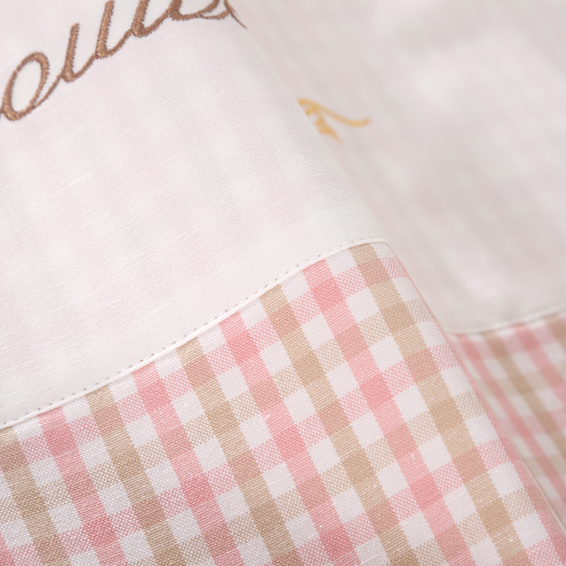 凉意婴幼儿苎麻凉席夏季新生宝宝用品童床凉席幼儿园午睡透气吸汗凉席 樱花粉宝宝席(刺绣) 60*100cm