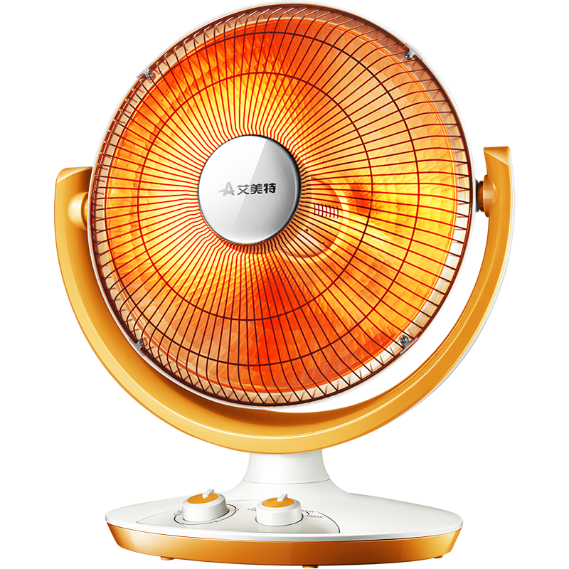 艾美特（AIRMATE）取暖器家用/小太阳/电暖器/电热炉/烤火炉/鸟笼取暖器 花篮式多角度调节定时远红外 HF12081T-W实付179元