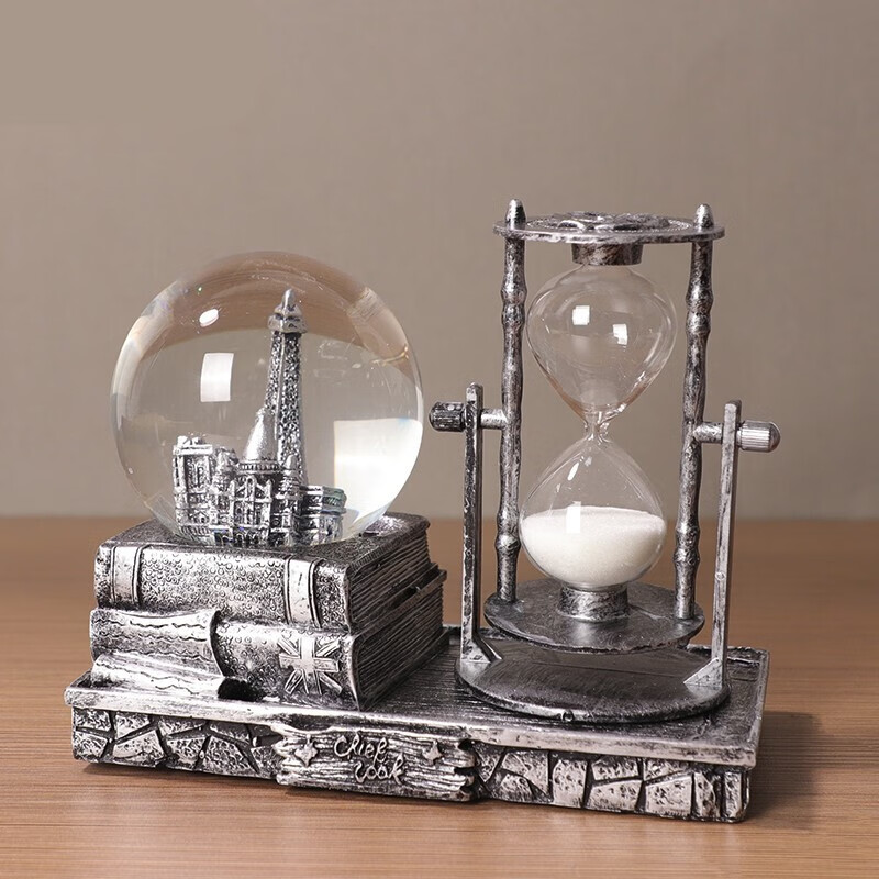 睿泰复古发光沙漏摆件送男生女生儿童孩子女朋友生日礼物有纪念意义同