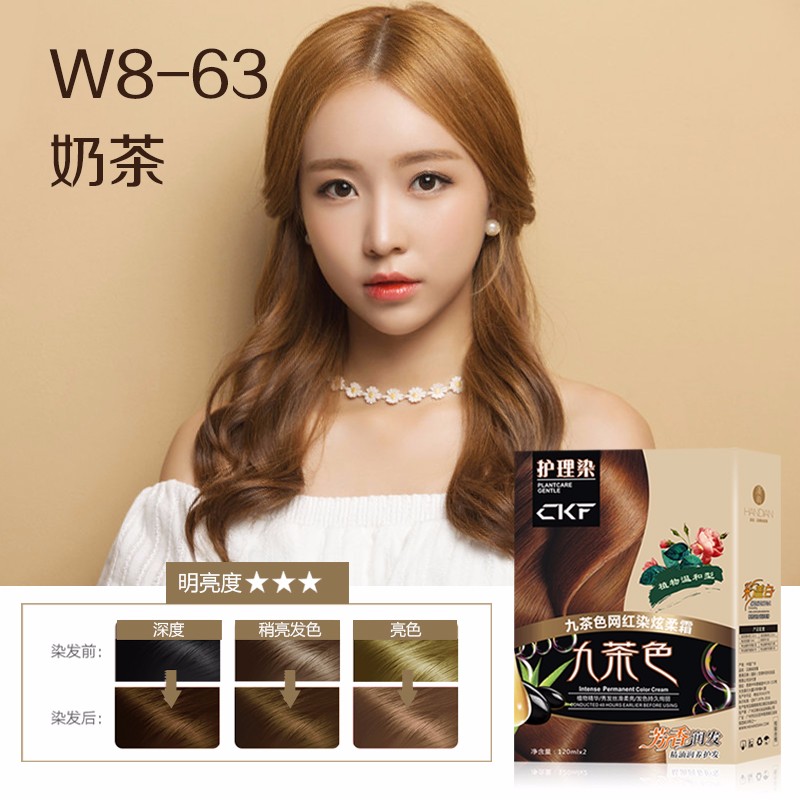 【拍三件69】CKF网红植物护理染发剂240ml
