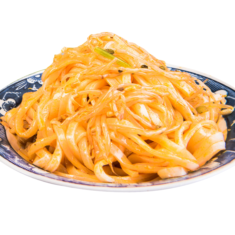 秦格格宝鸡擀面皮300g*4袋 有调料包面筋 正宗陕西安 香辣味香醋辣椒油