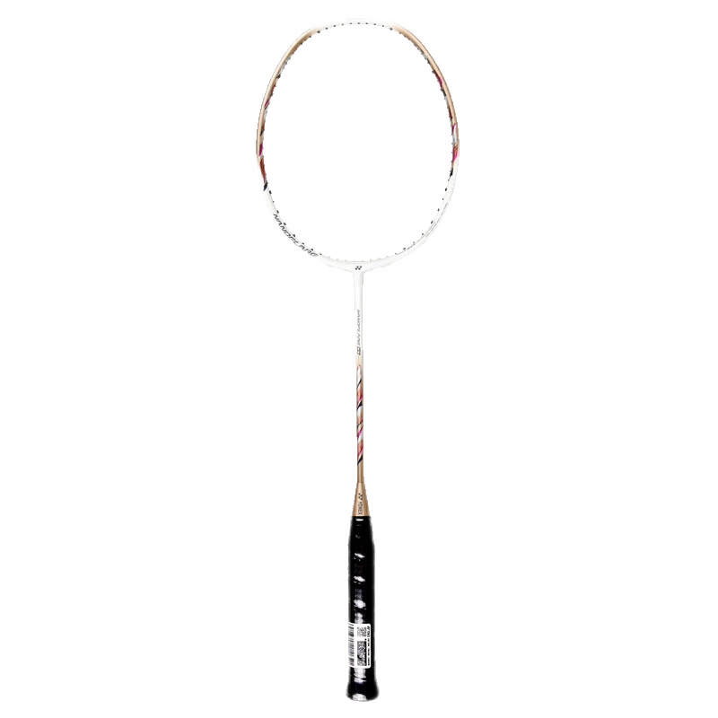 YONEX 尤尼克斯羽毛球拍yy超轻全碳素 日本进口女士专用羽毛球拍 疾光NFSS 白金色 火速出击