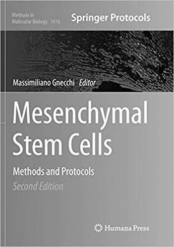 【预订】mesenchymal stem cells: methods and