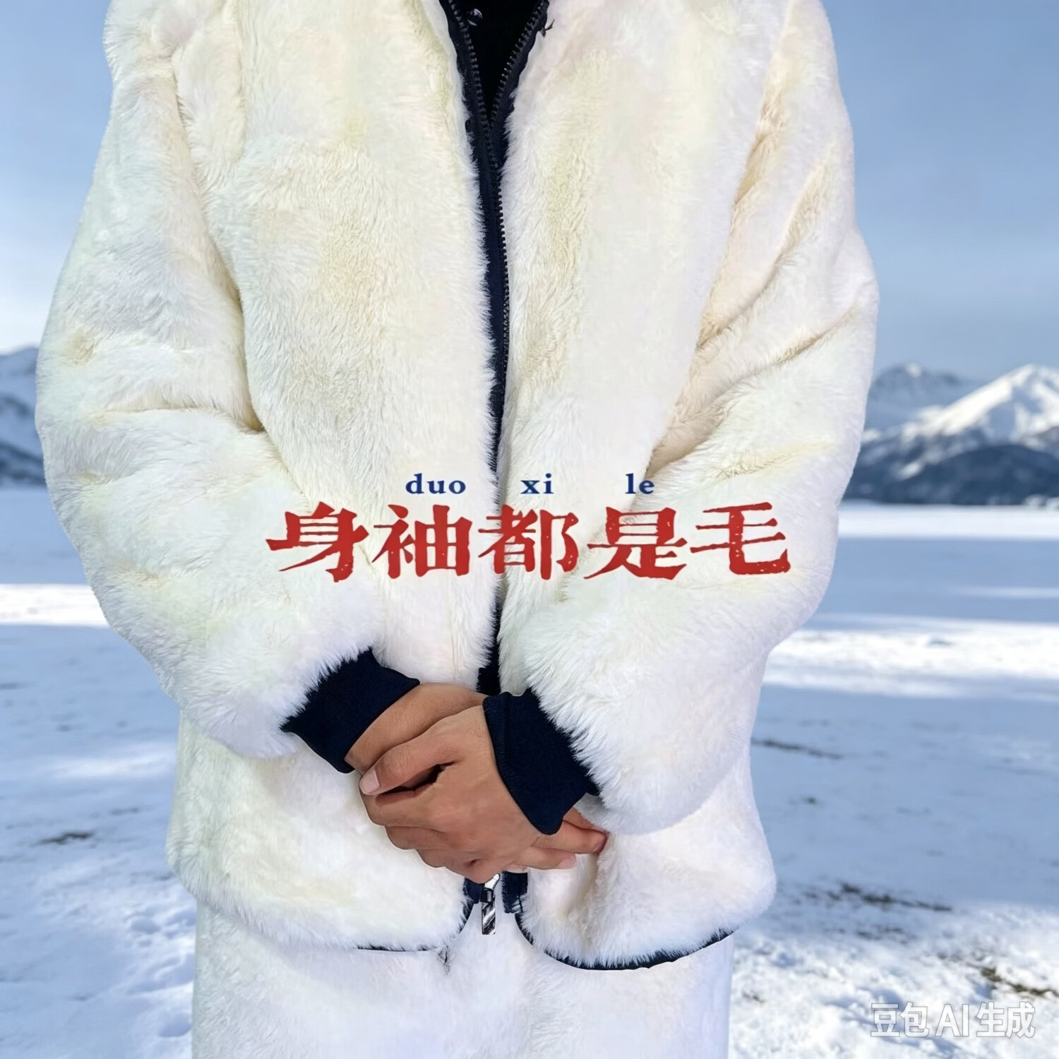 中老年男士棉服保暖防寒加绒加厚棉袄仿羊皮毛一体外套夹克防风 黑色 5XL 190-210 斤