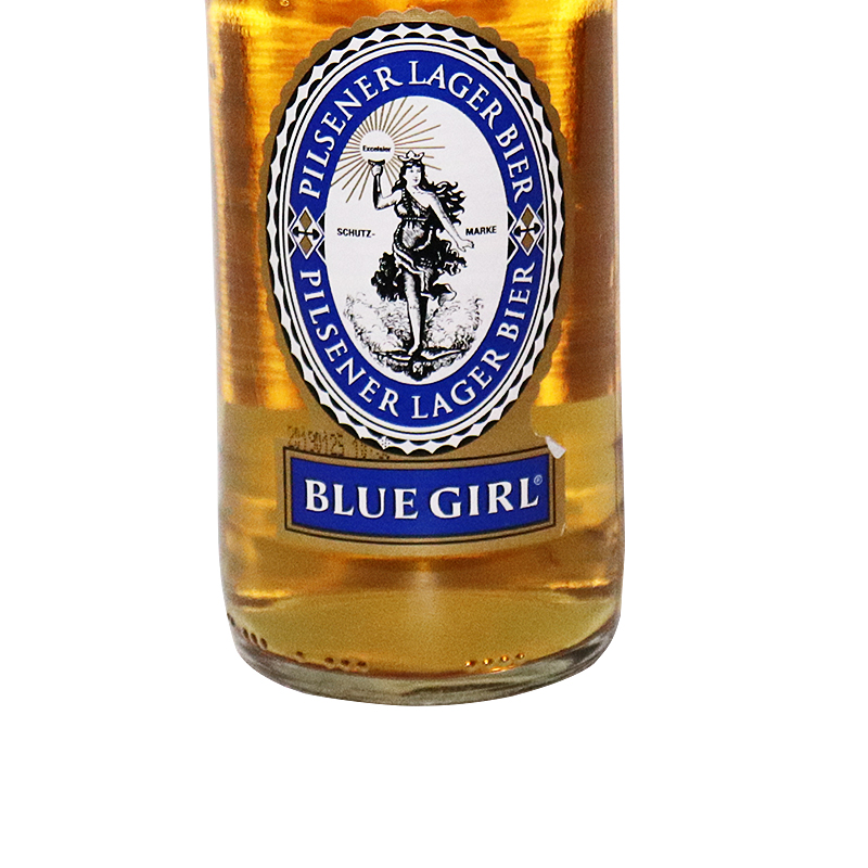 蓝妹啤酒进口 330ml*24瓶 bluegirl韩国原装进口转国产 生鲜啤酒 整箱