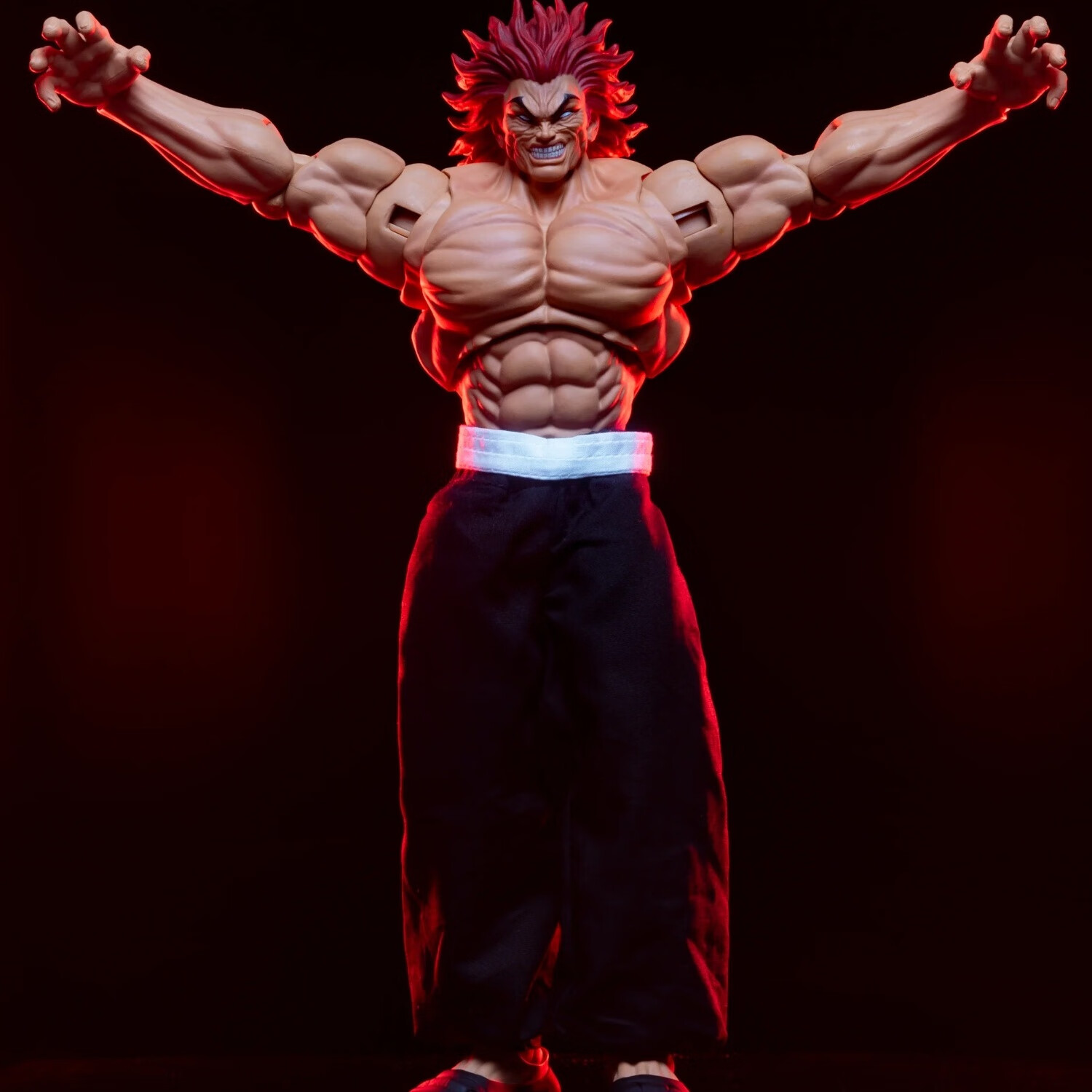 动漫人偶 可动模型 手办周边 礼物玩具 范马勇次郎 刃牙 拼装模型 1