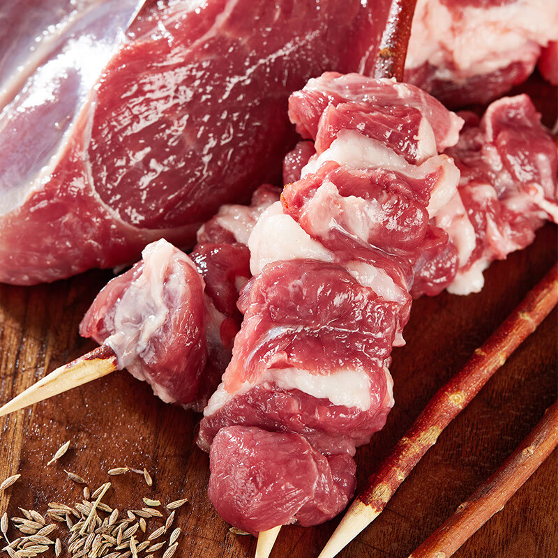 1号会员店 宁夏盐池滩羊 去骨后腿肉2斤 180天乳羔羊 羊肉生鲜 羊腿肉