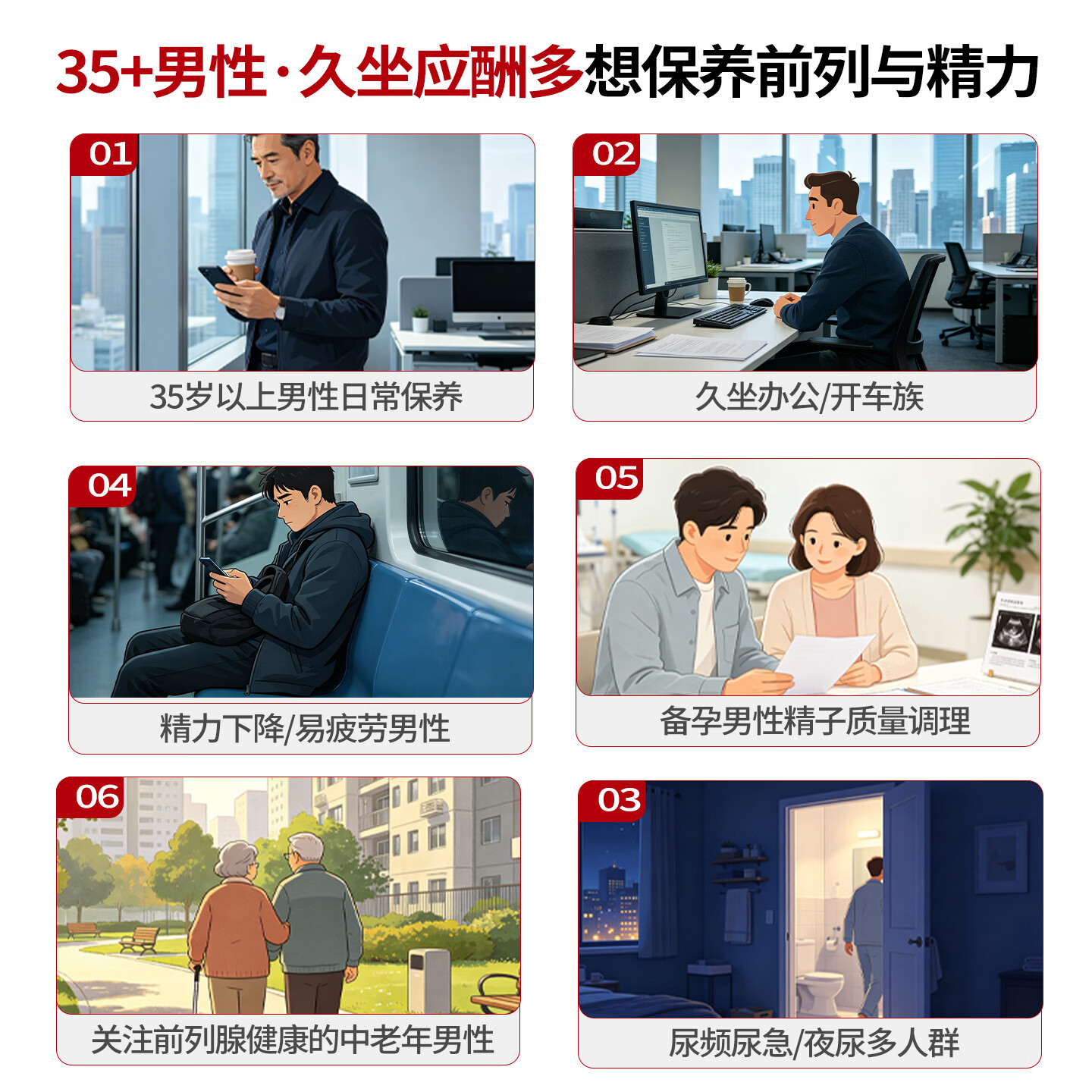 Picnelt进口番茄红素胶囊60粒男士备孕前列腺尿频尿急锯棕榈补锌补硒60粒 【强效稳固】番茄红素+锯棕榈 60粒*3瓶