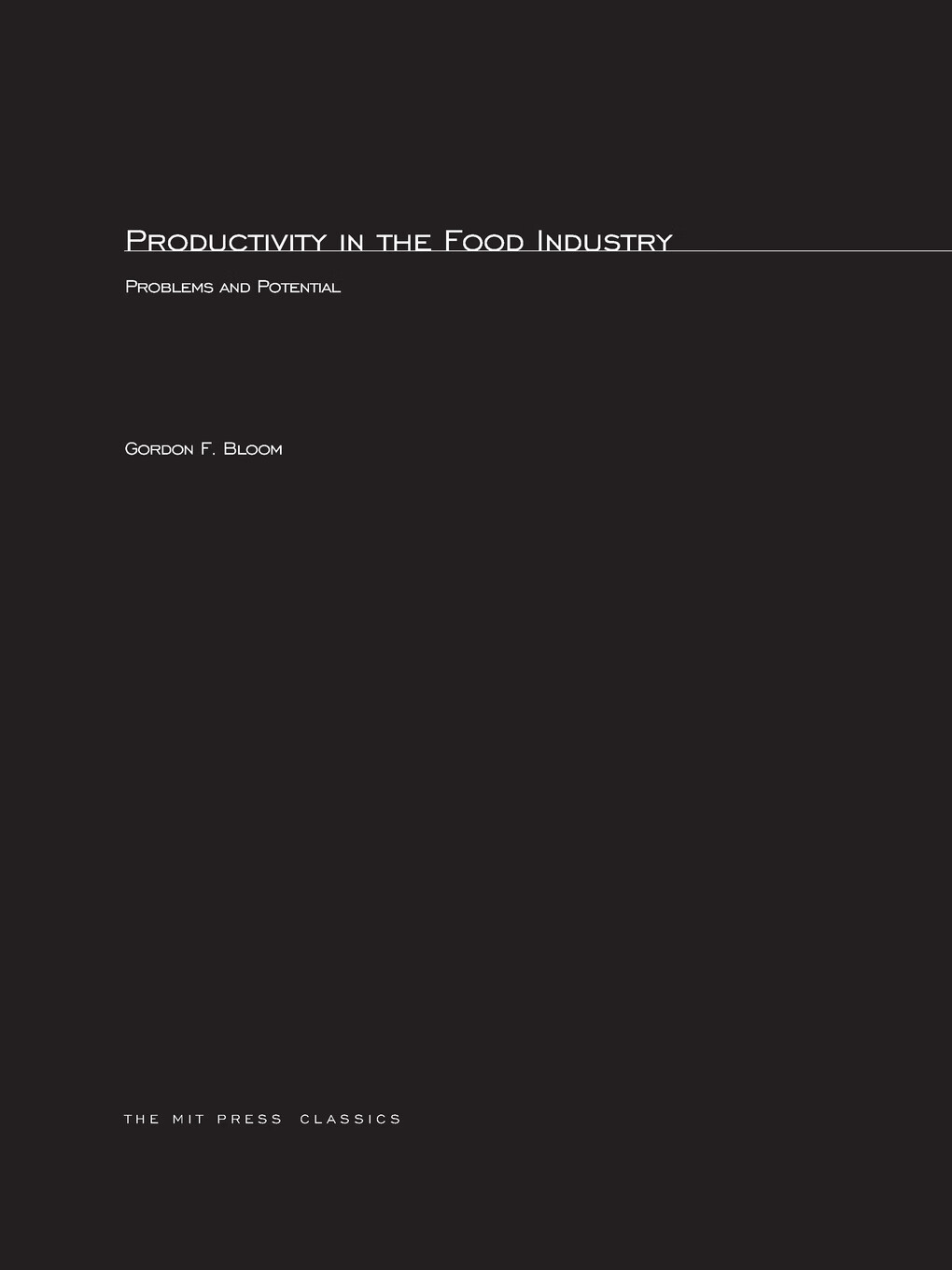 预售 按需印刷 productivity in the food industry