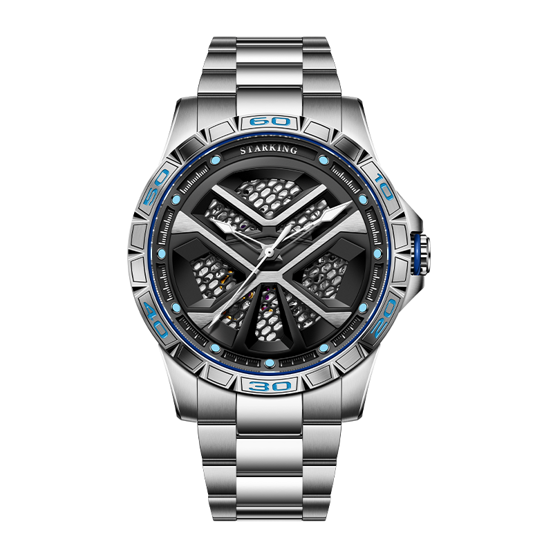 专柜全新货一折拍限3只星皇高档名表新款炫酷精钢男表全自动进口机械