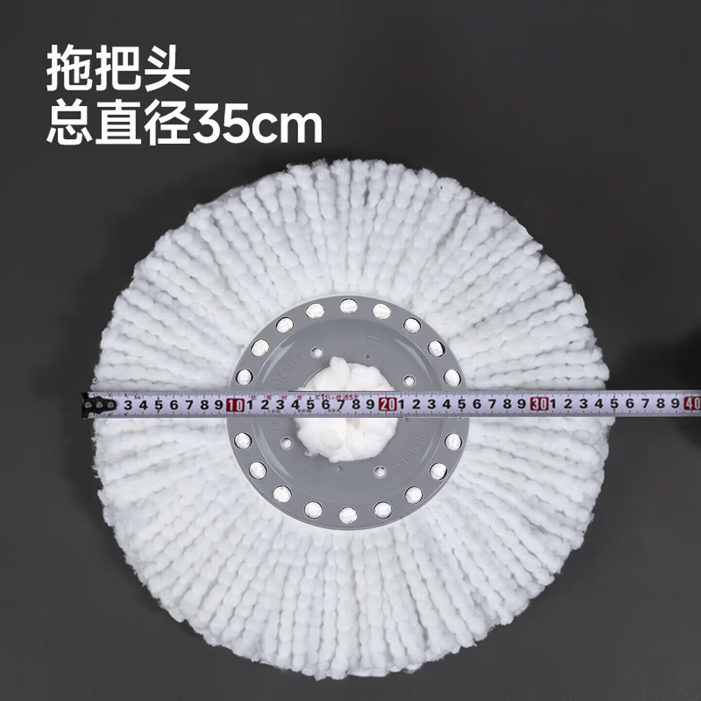 适配大卫拖把头替换头3m大卫拖把布替换头旋转家用拖把替换头妙洁 3个装