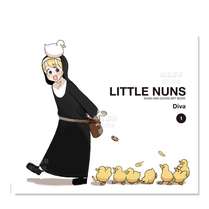Diva插画作品集 1 LITTLE NUNS NUNS AND DUCKS ART BOOK 1日文原版图书书籍插画集