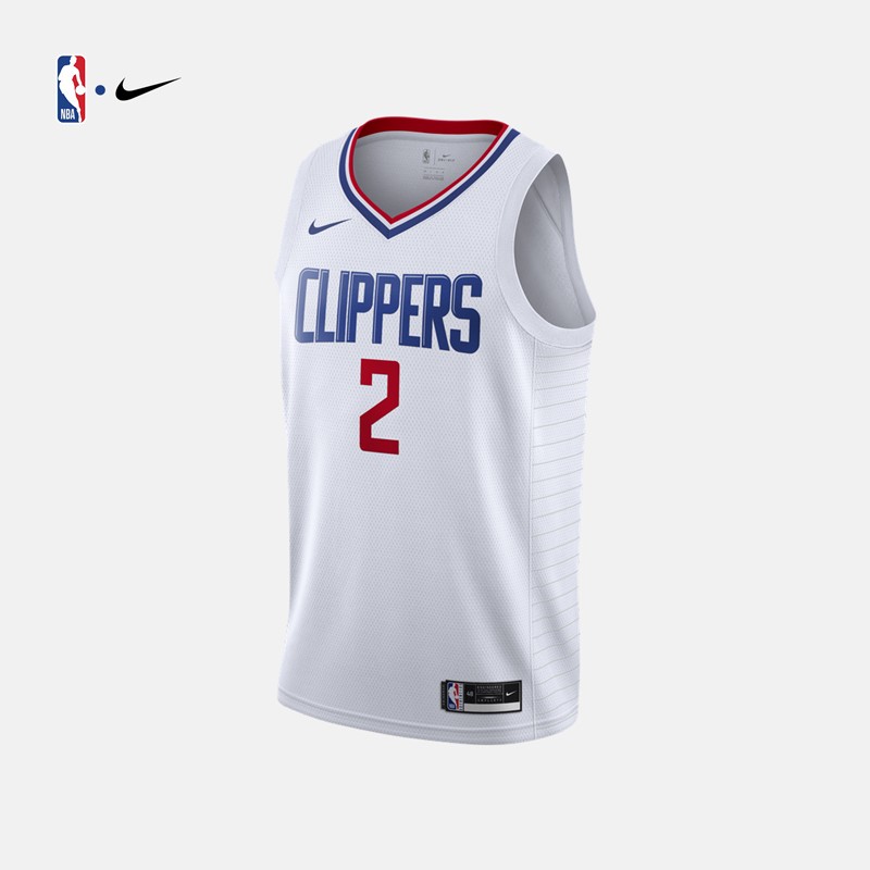 nba 快船队伦纳德球衣 sw球迷版 男子篮球运动比赛速干球衣篮球服