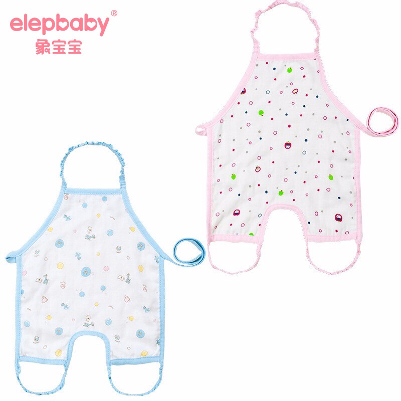 象宝宝（elepbaby） 宝宝护肚围 宝宝肚兜 夏季护肚子 四层全棉纱布 多啦M+樱桃丸子