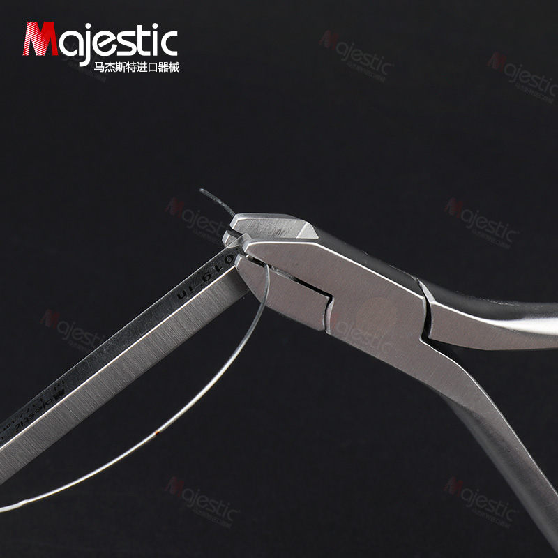 牙科正畸钳 转矩钳双头转矩杆 方丝弓成形弯制钳