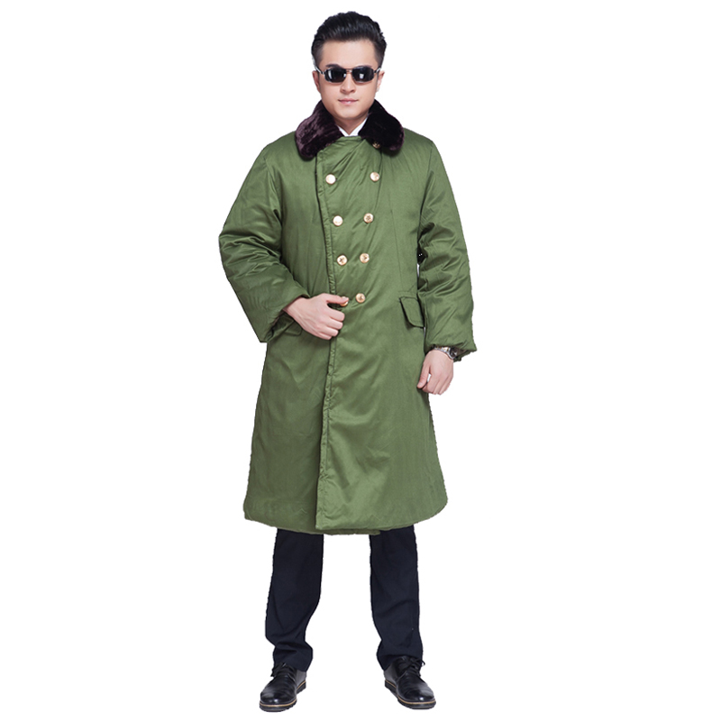 星工 xinggong 军大衣 棉大衣冬季加厚加长款大衣防寒服军绿色可定制