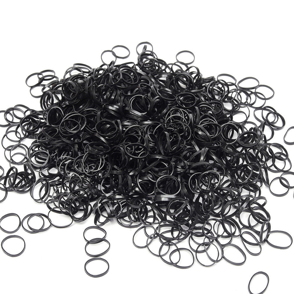 扎头发橡皮筋头绳一次性小皮筋儿童黑色头饰女童发圈宝宝皮筋依莲妃