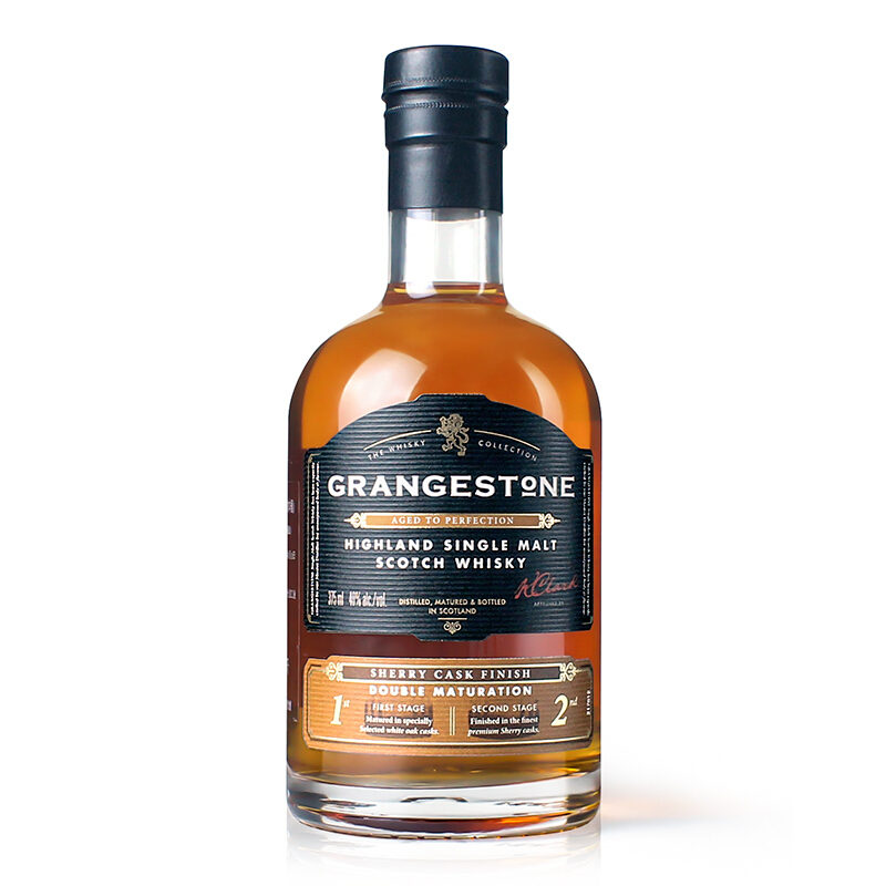 格兰歌颂雪莉桶苏格兰单一麦芽威士忌375ml  进口洋酒