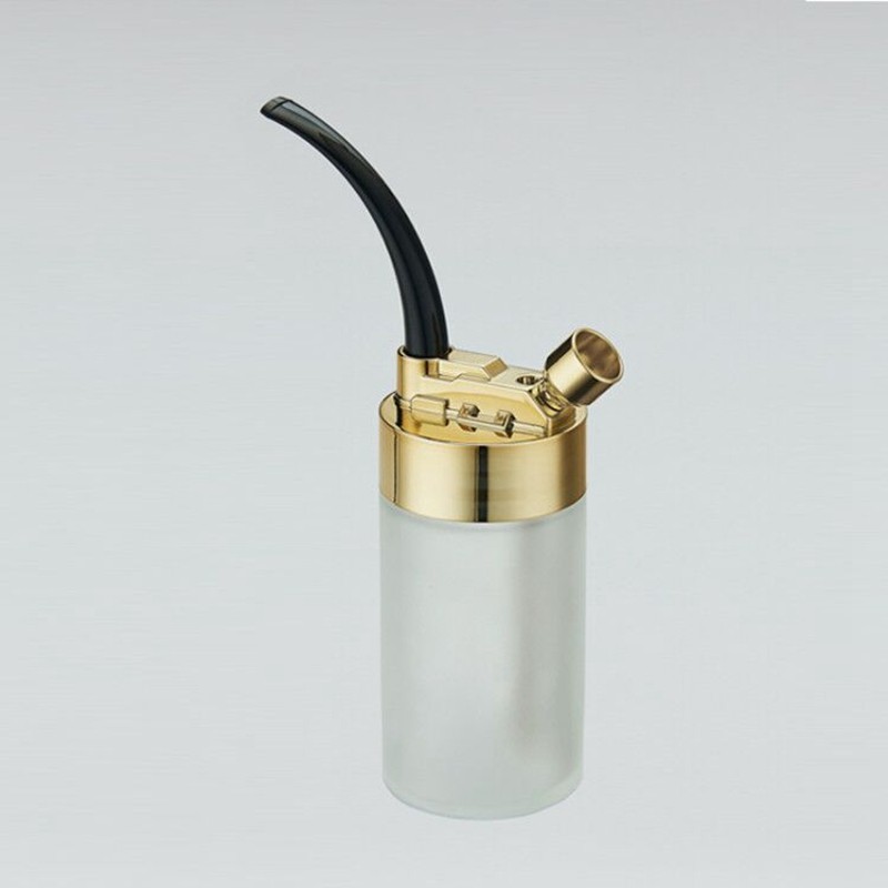 sanda三达全套水烟壶创意水烟斗水烟筒高档过滤烟嘴两用烟锅烟具 金色