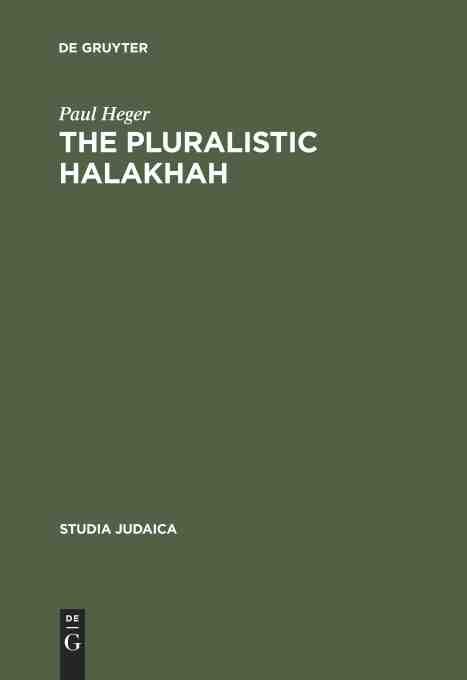 预售 按需印刷 the pluralistic halakhah