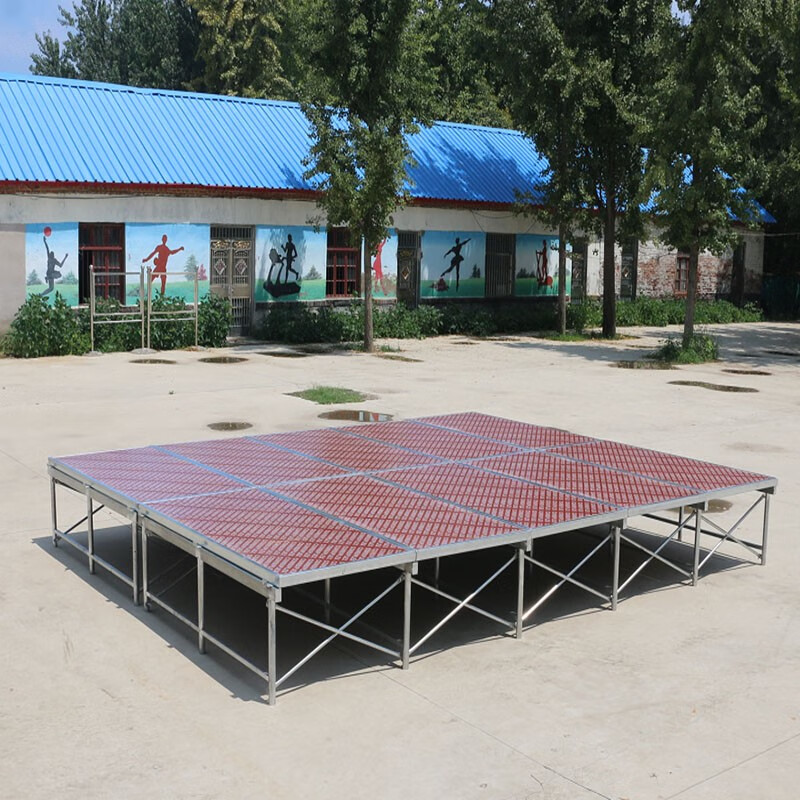 皮乃登定制折叠舞台架子婚庆t台板拼装快装室内活动移动酒店舞台桁架