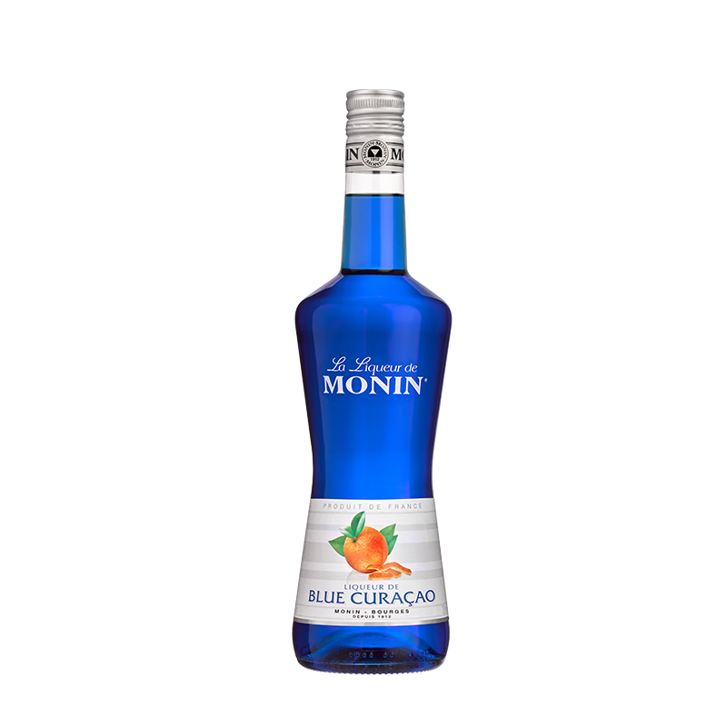 莫林蓝柑风味利口酒 700ml瓶装洋酒力娇酒调制配制莫吉托 酒精量20% 蓝柑风味