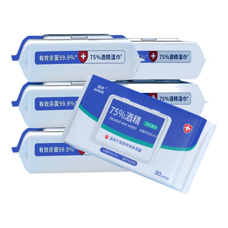 ���ڲ�����75%�ƾ�ʪ�������־�ʪֽ�� 60�� ������ 2��װ 3.89Ԫ