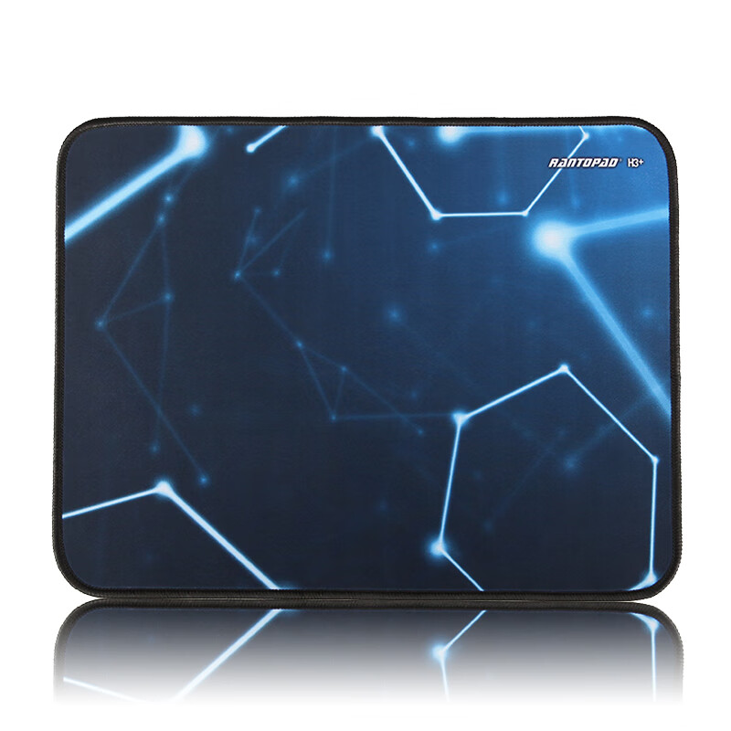 镭拓(rantopad)h3 锁边鼠标垫 大号 电脑办公 专业游戏桌垫 分子链
