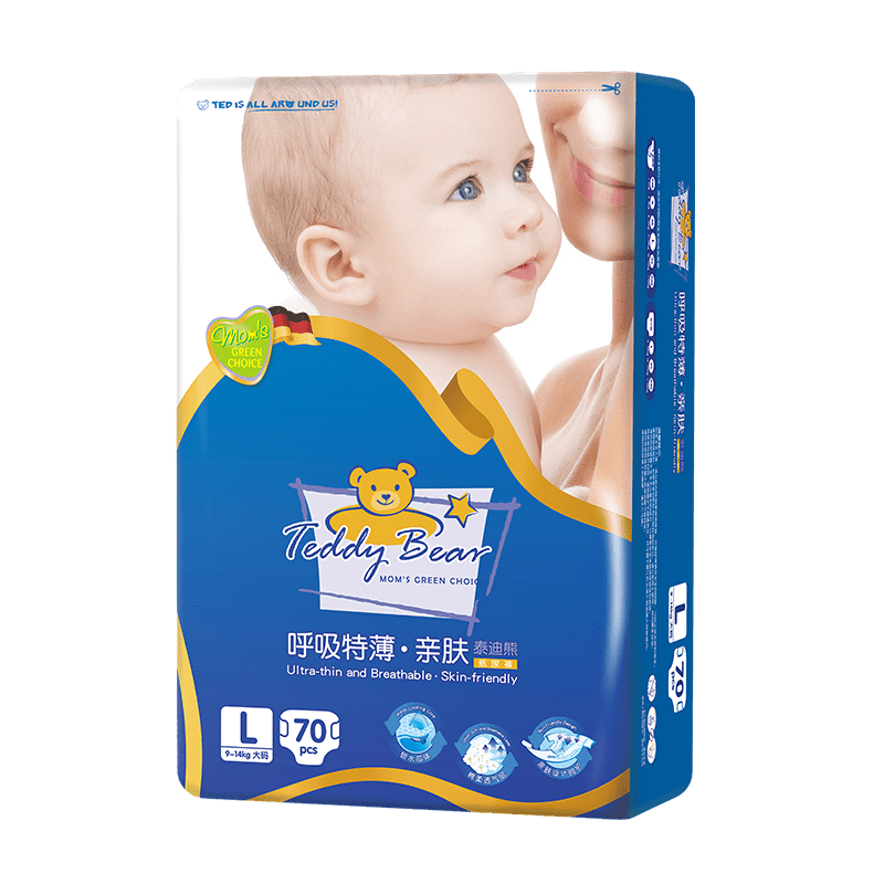 泰迪熊TeddyBear纸尿裤L70片(9-14公斤)，价格走势图显示持续上涨|婴童纸尿裤京东历史价格