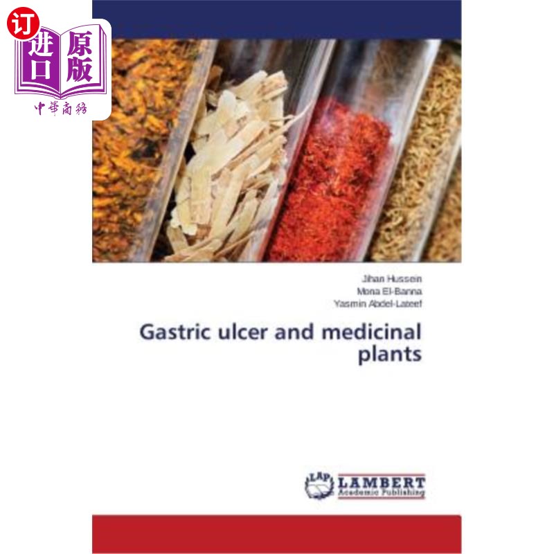 海外直订医药图书gastric ulcer and medicinal plants 胃溃疡和药用