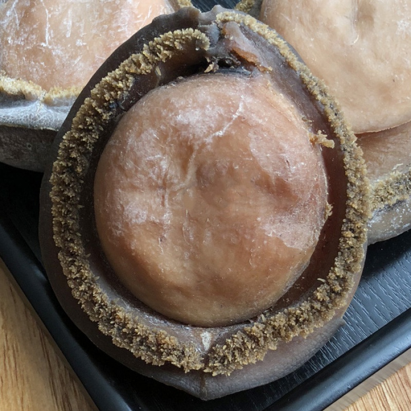 虎钢馋双头鲍两头鲍鱼 干鲍鱼2头 特级大南非鲍鱼干货2头(500g/2只)