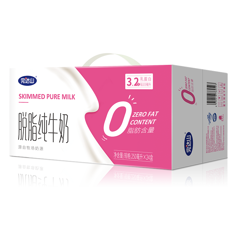 完达山脱脂型纯牛奶价格走势分析，温润口感刚好好|牛奶乳品历史价格软件