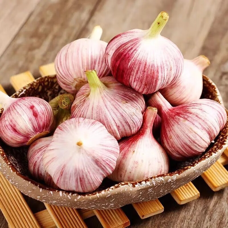 甜莓之都 河南湿大蒜5斤 新鲜大蒜糖醋蒜现挖鲜蒜紫皮嫩蒜腌制泡蒜
