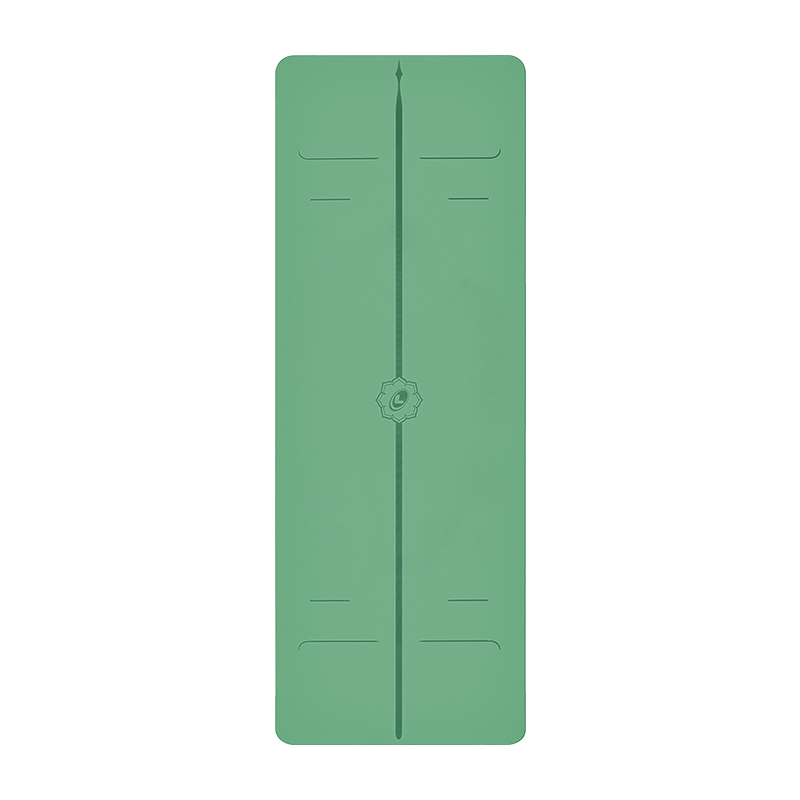 liforme瑜伽墊女吸汗防滑加寬加長(cháng)加厚土豪墊天然橡膠運動(dòng)墊初學(xué)者健身墊 精進(jìn)版綠色 4mm厚度