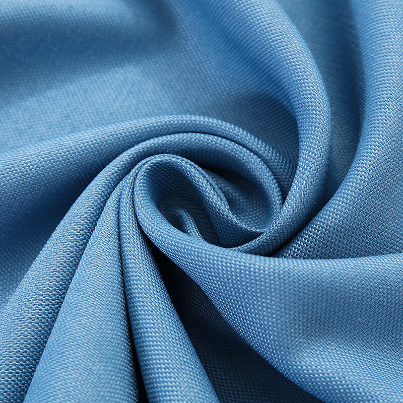 爱巢鸟 布艺门帘隔断帘免打孔空调帘卧室厨房卫生间家用挂帘遮挡帘子 天蓝色(打孔式)  帘宽120*高180cm/配杆55-75cm