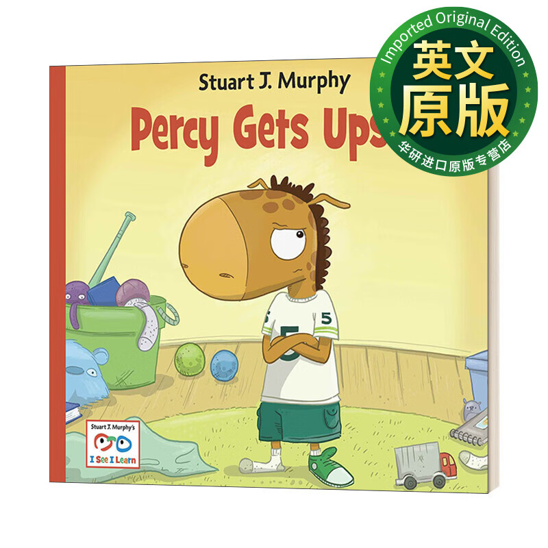 percy gets upset i see i learn 英文原版 珀西生气了 儿童认知启蒙