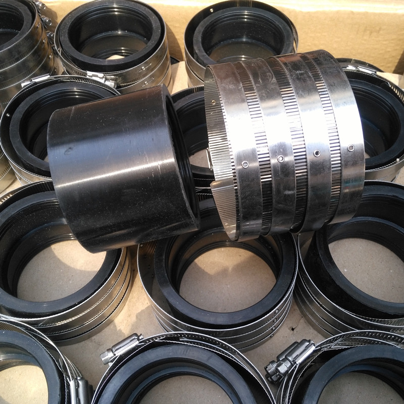 4寸不锈钢卡箍管束加强重型喉箍管卡铸铁pvc管道柔性接口110 材质普通