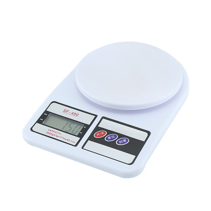 家用厨房秤电子秤 高精度1g克烘焙秤 食品克称计量秤 SF-400电子秤 1g/5kg